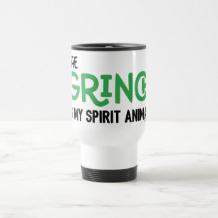 Mug De Voyage Grinch est ma citation de Spirit Animal