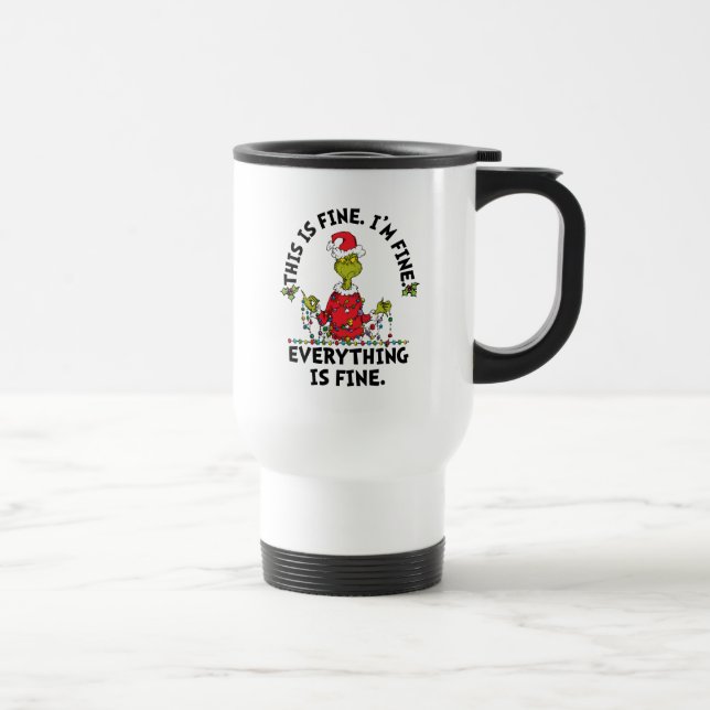 Mug De Voyage Grinch | Tout va bien (Droite)