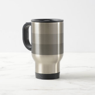 Mug De Voyage Gris argenté rayé