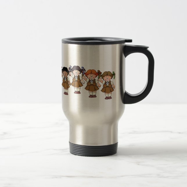 Mug De Voyage Groupe de "brownie" (Droit)