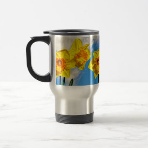 Mug De Voyage Groupe de Daffodils Médaille d'or Fleurs