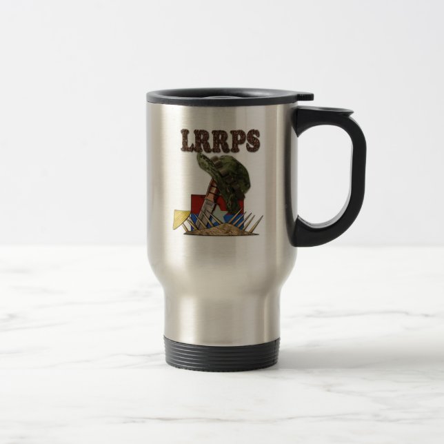 Mug De Voyage Guerre des vétérans militaires Recon LRRP Vietnam  (Droit)