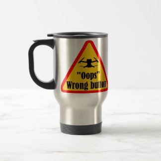 Mug De Voyage Guillemets drones amusants