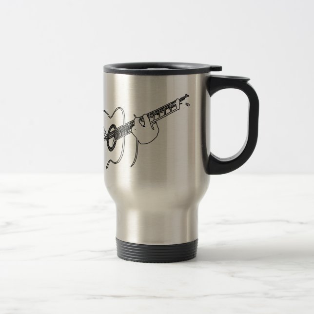 Mug De Voyage guitare acoustique (Droit)