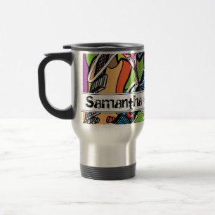 Mug De Voyage Guitare Rock 15 oz. Coupe de Musique de Voyage en 