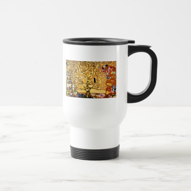 Mug De Voyage Gustav Klimt Arbre de Vie : Symboliste Art Nouveau (Droite)