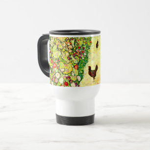 Mug De Voyage Gustav Klimt Garden with Chickens