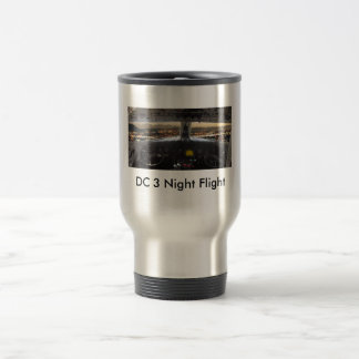 Mug De Voyage Habitacle DC-3 au-dessus de la nuit de la vallée
