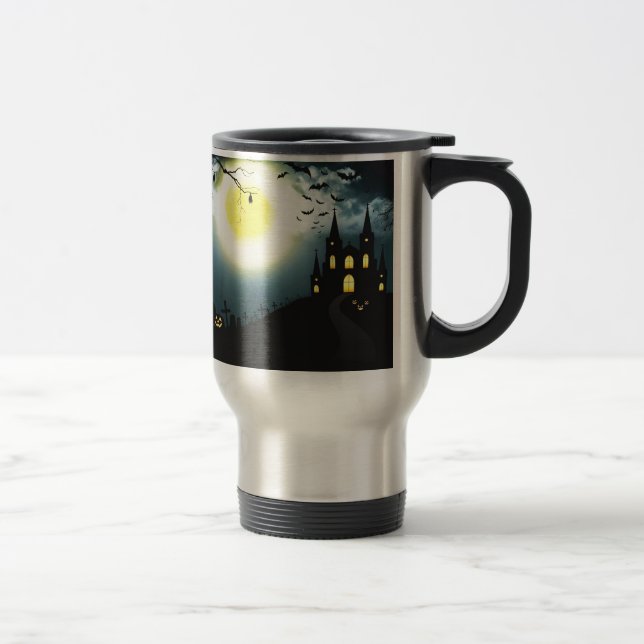 Mug De Voyage Halloween (Droit)