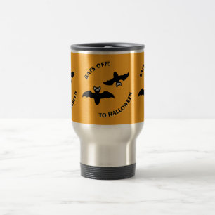 Mug De Voyage Halloween Bats Orange
