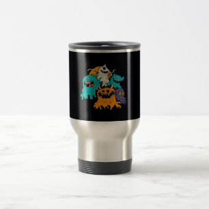 Mug De Voyage Halloween/Monster/octobre/automne