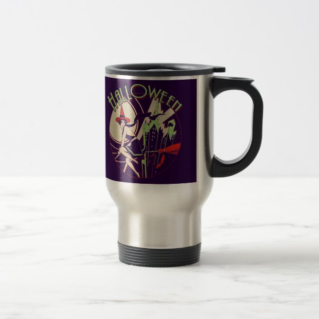 Mug De Voyage Halloween (vintage) (Droit)