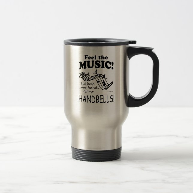 Mug De Voyage Handbells Sentez La Musique Voyage Mug (Droit)