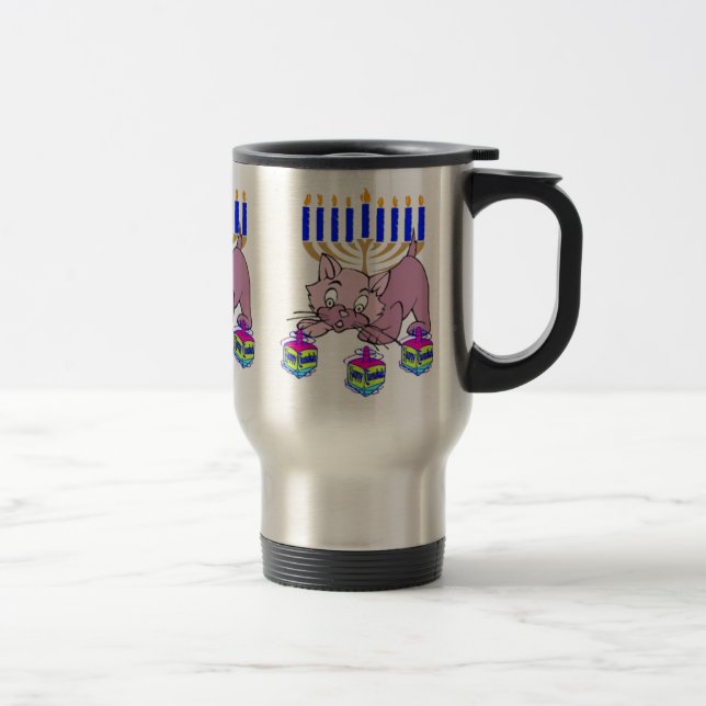 Mug De Voyage Hanoukka Kitty (Droit)