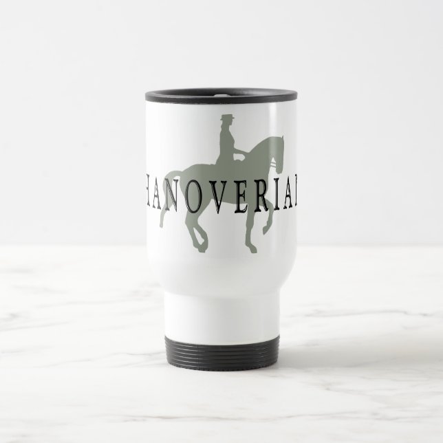 Mug De Voyage HANOVERIAN avec le cheval et le cavalier de (Centre)