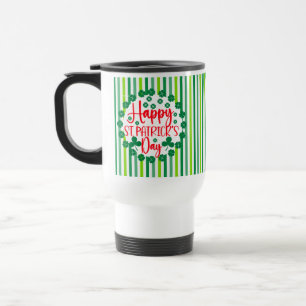 Mug De Voyage Happy St. Patrick's Day Circle Design-63502