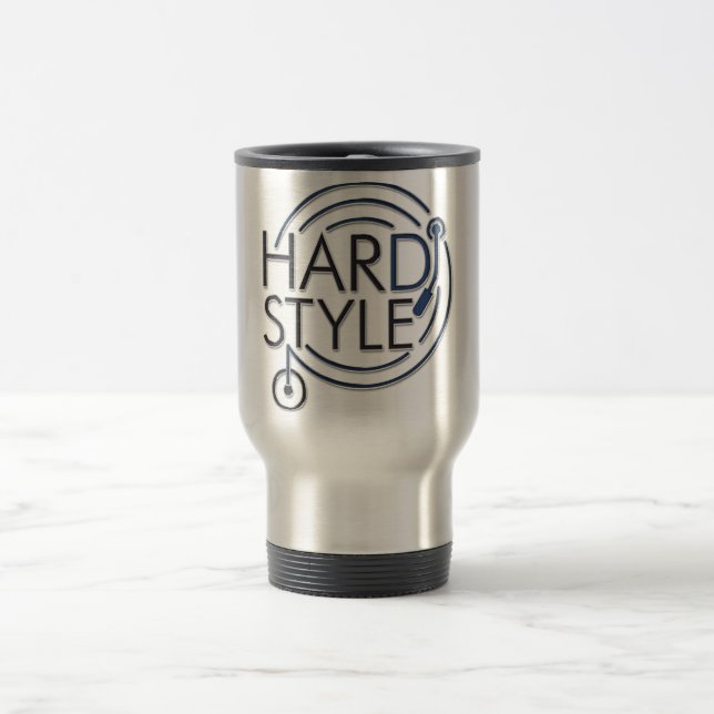 Mug De Voyage HARDSTYLE DJ - conception en métal (Centre)