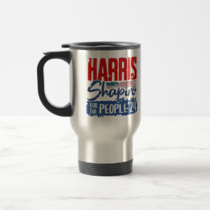 Mug De Voyage Harris Shapiro 2024 Pour le peuple Drapeau américa