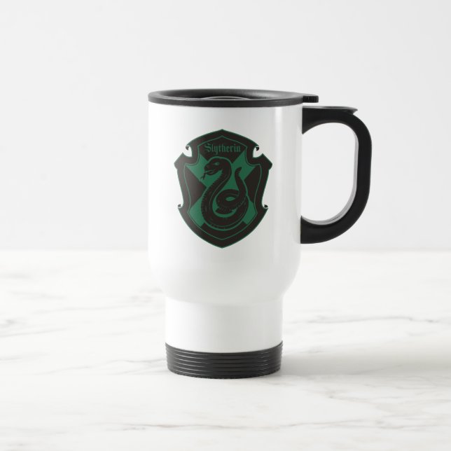 Mug De Voyage Harry Potter | Blason de fierté de la maison Serpe (Droite)