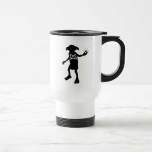 Mug De Voyage Harry Potter   "Free Dobby" Silhouette Typographie