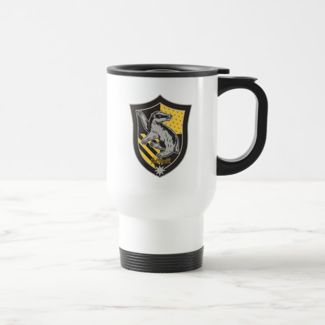 Mug De Voyage Harry Potter | Hufflepuff House Pride Crest (Droite)