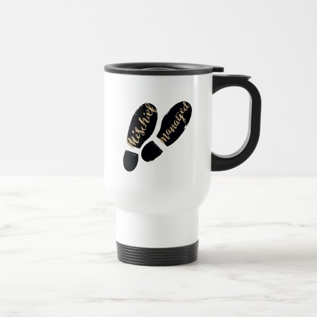 Mug De Voyage Harry Potter | MISCHIEF MANAGED™ Mappage Empreinte (Droite)