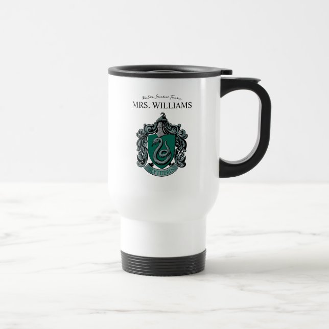 Mug De Voyage Harry Potter | Slytherin enseignant personnalisé (Droite)