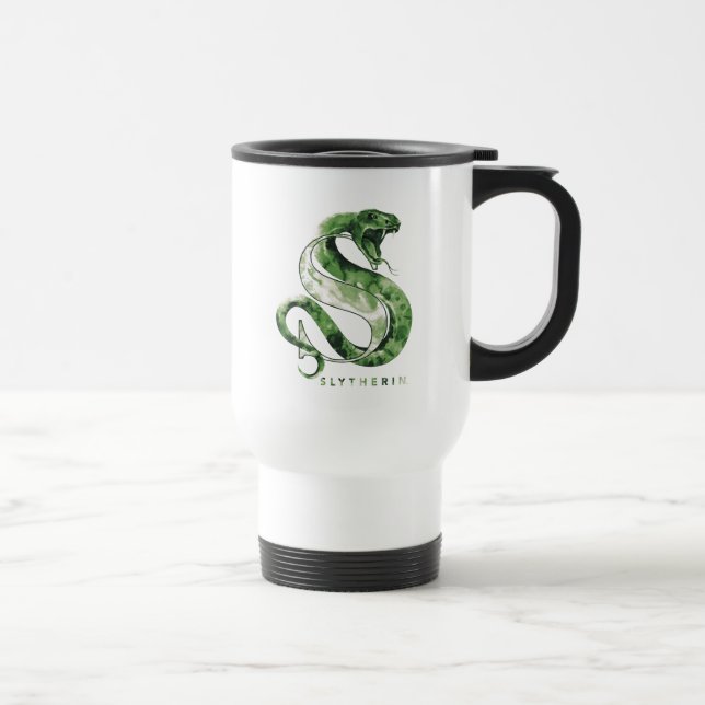 Mug De Voyage Harry Potter | SLYTHERIN™ Serpent Aquarelle (Droite)