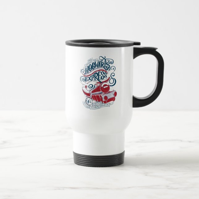 Mug De Voyage Harry Potter | Typographie du Hogwarts Express (Droite)
