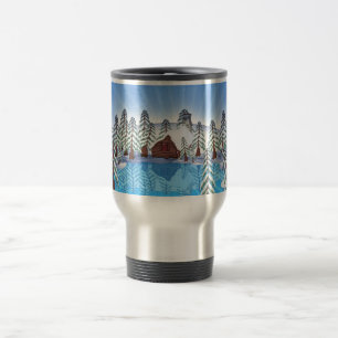 Mug De Voyage Haut de la colline - Vue sur le lac