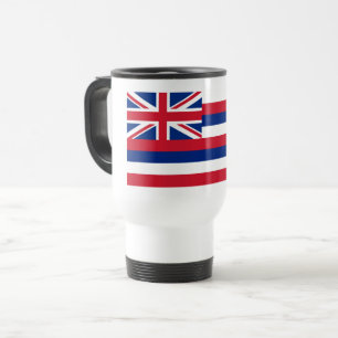 Mug De Voyage Hawaii, drapeau de l'État d'Hawaii Aloha Paradis