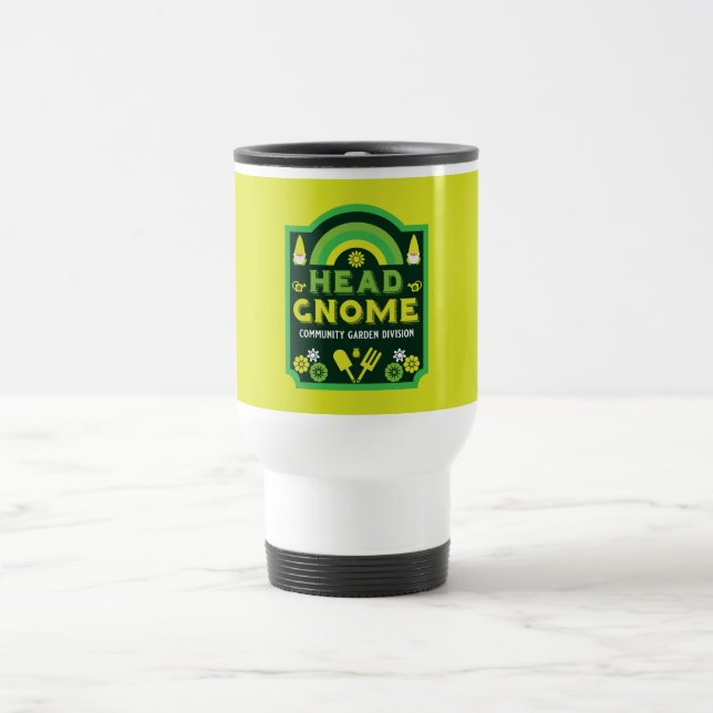 Mug De Voyage Head Garden Gnome Community Garden (Centre)