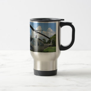 Mug De Voyage Hélicoptère vintage de militaires du Vietnam Uh-1