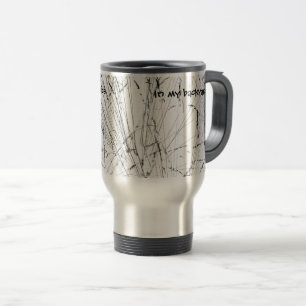 Mug De Voyage Herbe D'Hiver En Neige