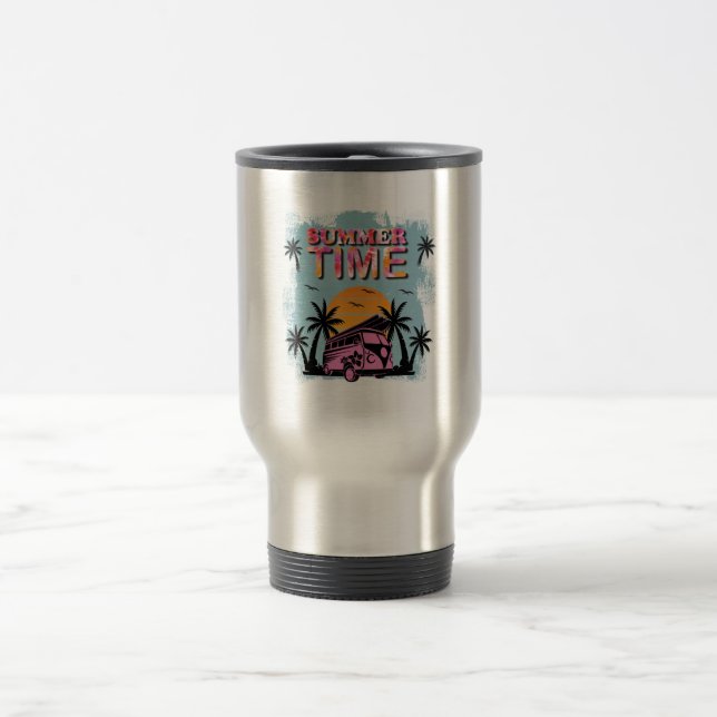 Mug De Voyage Heure d'été (Centre)