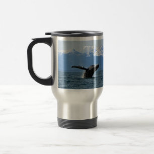 Mug De Voyage Heures de récréation de baleine ; Merci