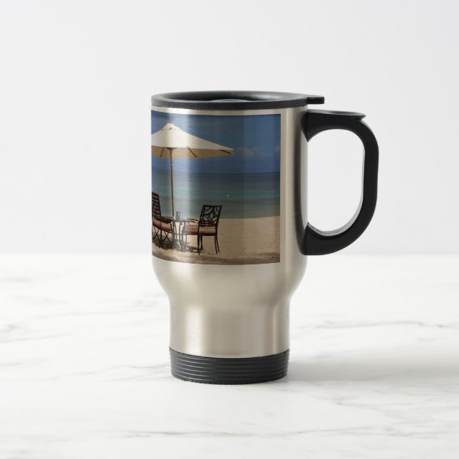 Mug De Voyage Heureux dehors (Droit)
