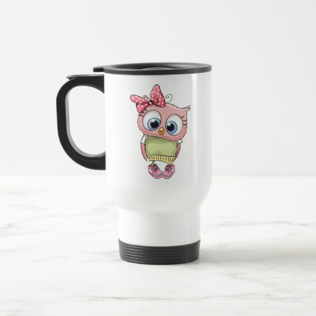 Mug De Voyage Hibou (Gauche)