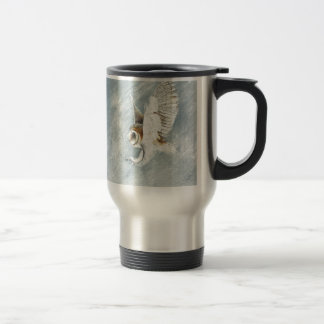 Mug De Voyage Hibou de grange swooping avec des griffes