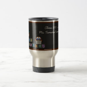 Mug De Voyage hibou de rentrée scolaire