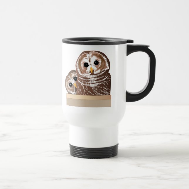 Mug De Voyage Hiboux de grange (Droite)