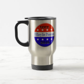 MUG DE VOYAGE HILLARY POUR LE PRÉSIDENT 2016