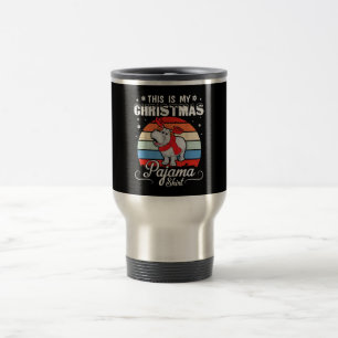 Mug De Voyage Hippo Rétro C'Est Ma Chemise Pyjama De Noël