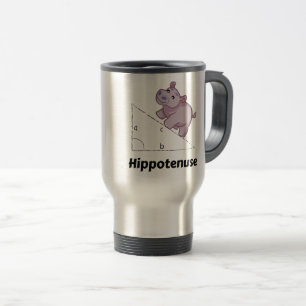 Mug De Voyage Hippotenuse Math drôle