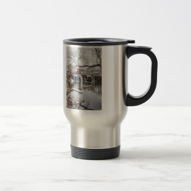 Mug De Voyage Hiver Au Barrage De Finley (Droit)