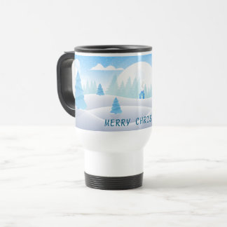 Mug De Voyage Hiver Thème Joyeux Noël Voyage Mug