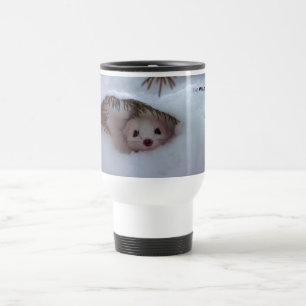 Mug De Voyage Hiver - Weasel à queue courte