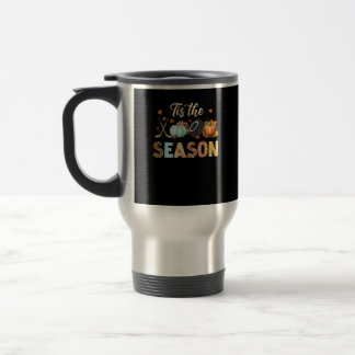 Mug De Voyage Hockey Tis Saison Citrouille Automne Automne Thank