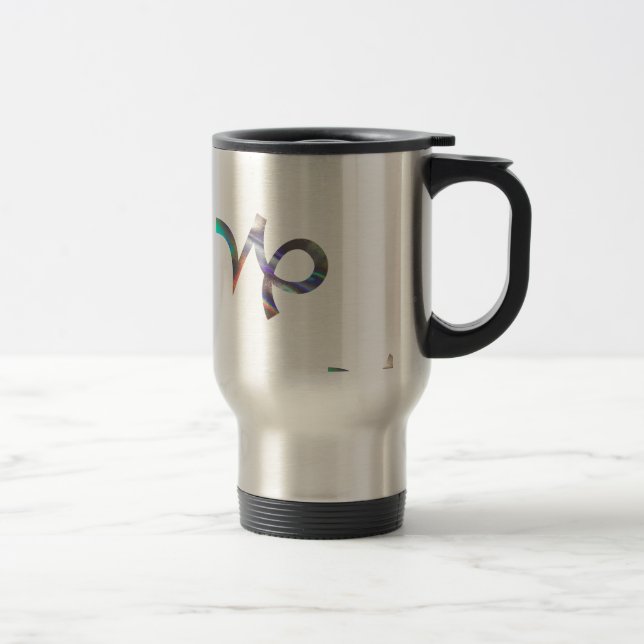 Mug De Voyage hologramme Capricorne (Droit)