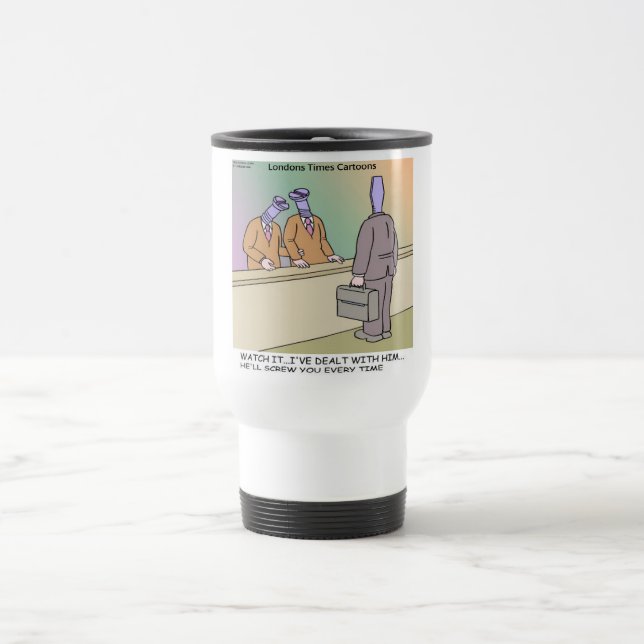 Mug De Voyage Homme de vente cri par Rick London Funny (Centre)